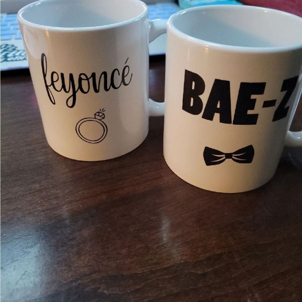 Feyonce and Bae z wedding mugs
